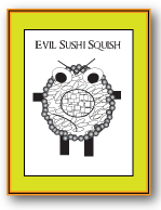 iPhone and Android Evil Sushi color sheet
