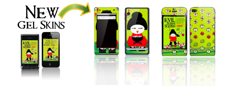 Evil Sushi Squish iPhone & Android phone app products
